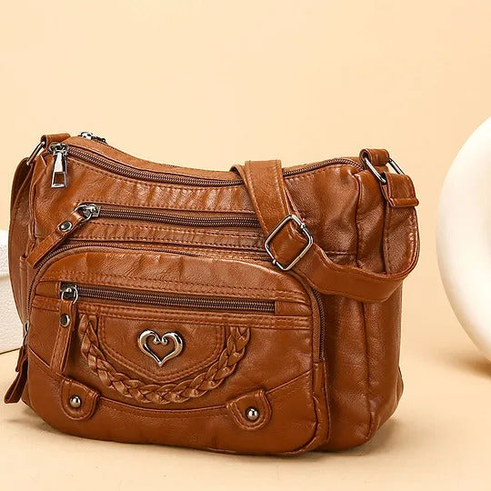 Women's Multi-Compartment Crossbody Bag