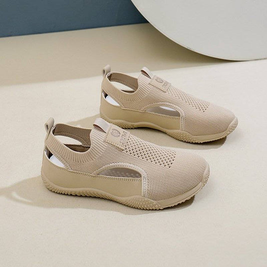 Women's Breathable Knit Slip-On Sneakers