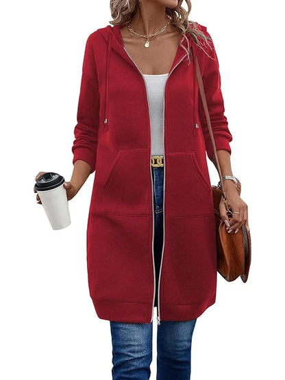 Women’s Hooded Zip-Up Top