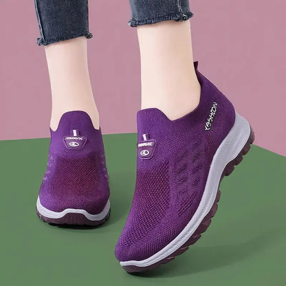 Women's Knit Slip-On Walking Sneakers