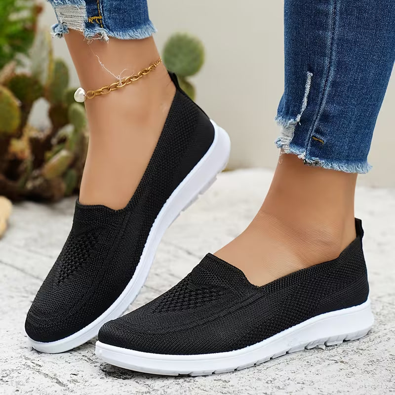 Women's Knit Slip-On Casual Sneakers