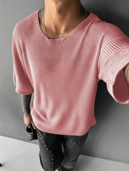 Men's Textured Knit Tee