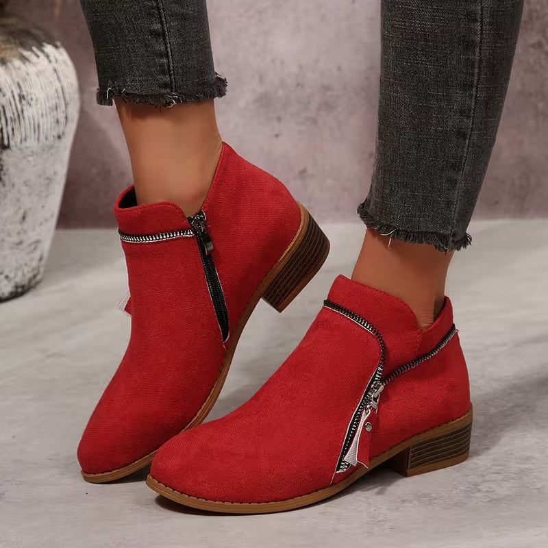 Women's Side-Zip Ankle Boots
