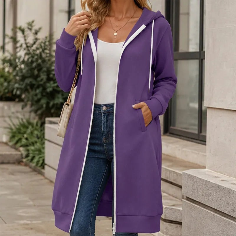 Women's Hooded Zip-Up Sweatshirt