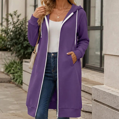 Women's Hooded Zip-Up Sweatshirt