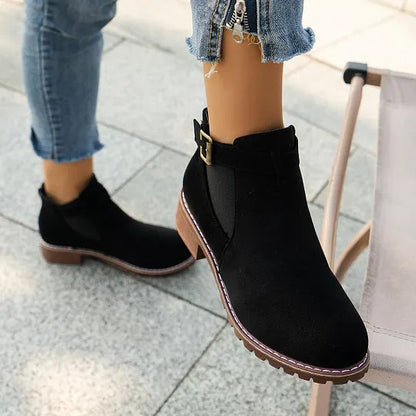 Women's Buckle Ankle Boots