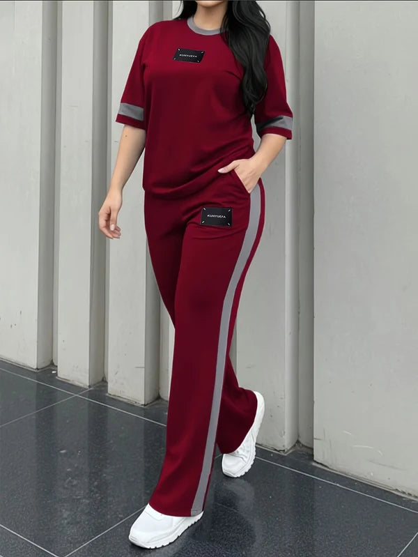 Women's T-Shirt and Pants Set
