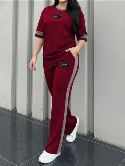 Women's T-Shirt and Pants Set