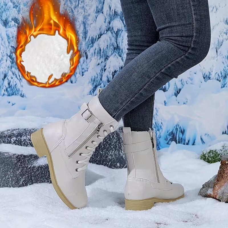 Women's Mid-Calf Lace-Up Boots