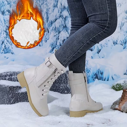 Women's Mid-Calf Lace-Up Boots