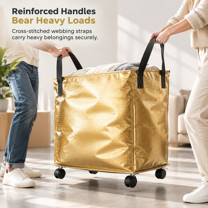 Rolling Storage Tote with Carry Handles