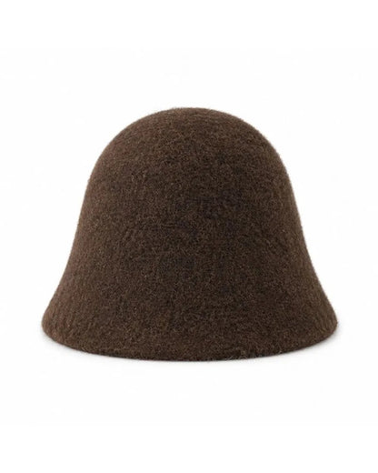 Women's Textured Bucket Hat with Rounded Crown