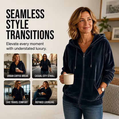 Women's Hooded Zip-Front Jacket