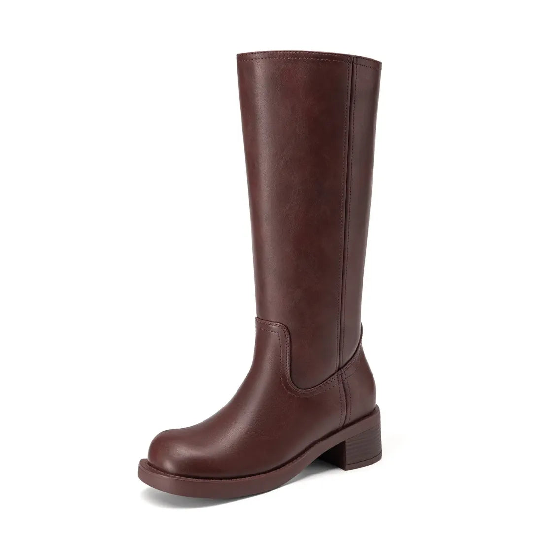 Women's Knee-High Block Heel Boots