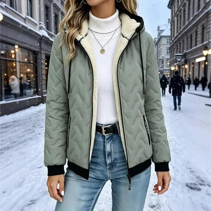 Women's Hooded Quilted Jacket