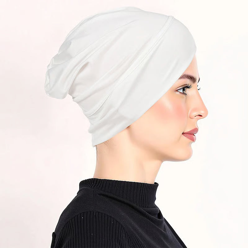 Soft Stretch Turban Cap for Women