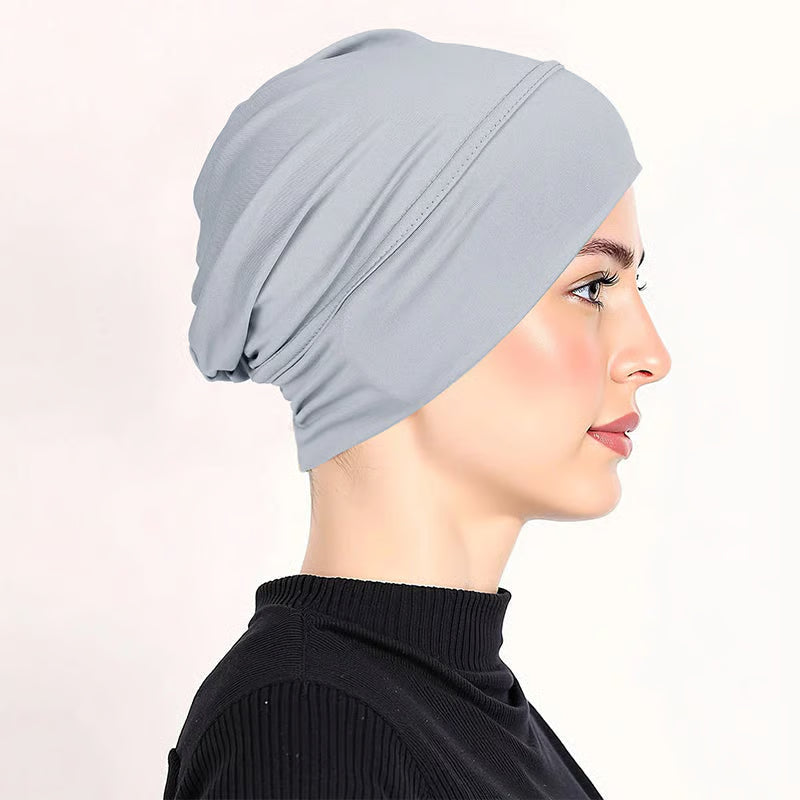 Soft Stretch Turban Cap for Women