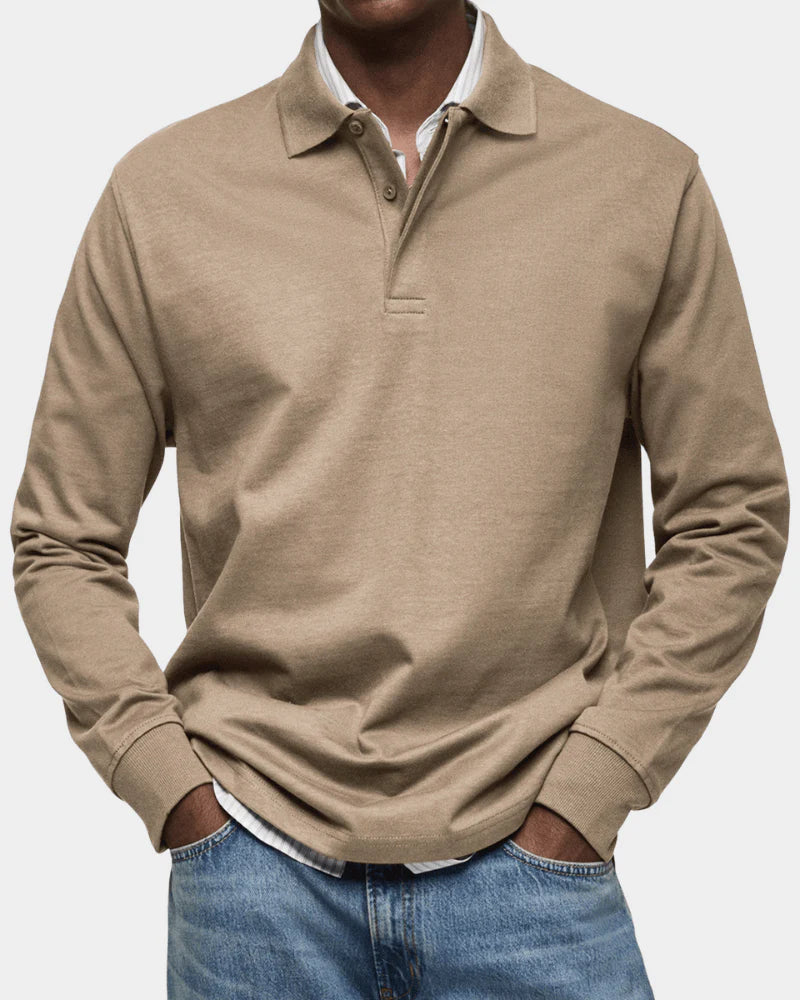Men's Long-Sleeve Polo Shirt