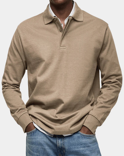 Men's Long-Sleeve Polo Shirt