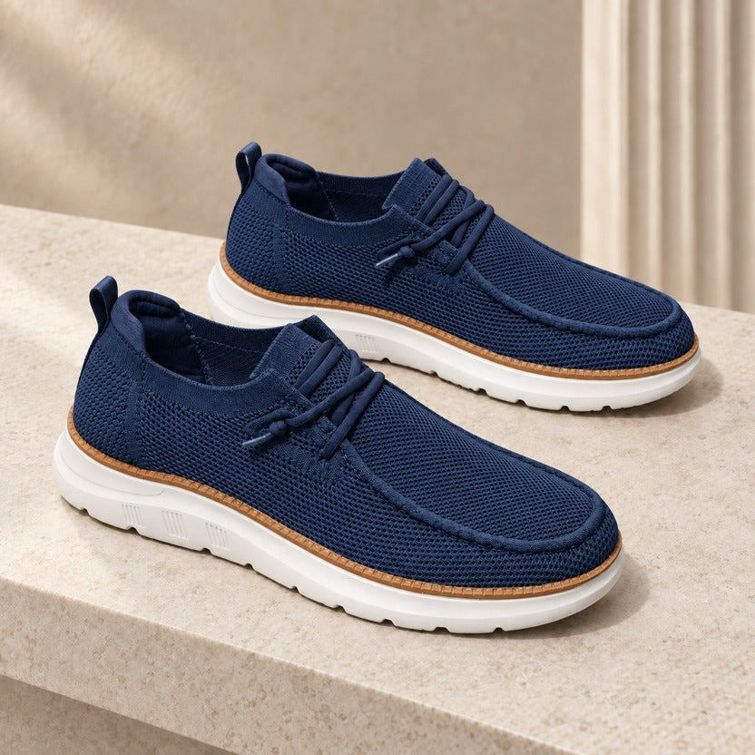 Men's Knit Lace-Up Shoes