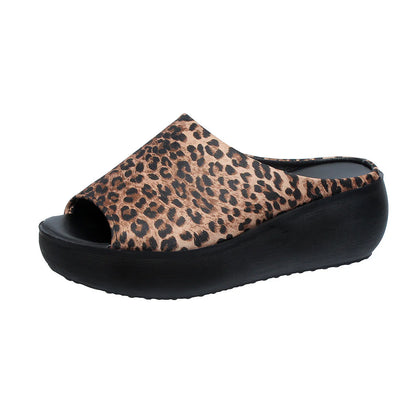 Women's Platform Wedge Slide Sandals