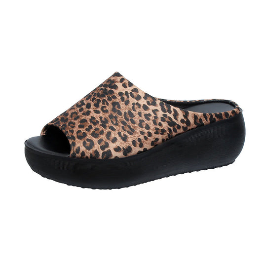 Women's Platform Wedge Slide Sandals