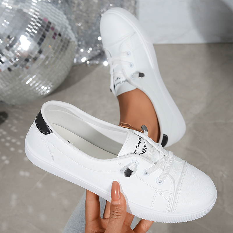 Women’s Lightweight Comfortable Everyday White Sneakers