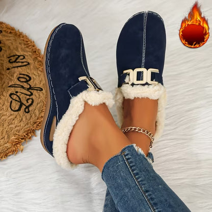 Women's Buckle Detail Slip-On Clogs