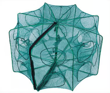 Foldable Multi-Entry Fishing Net