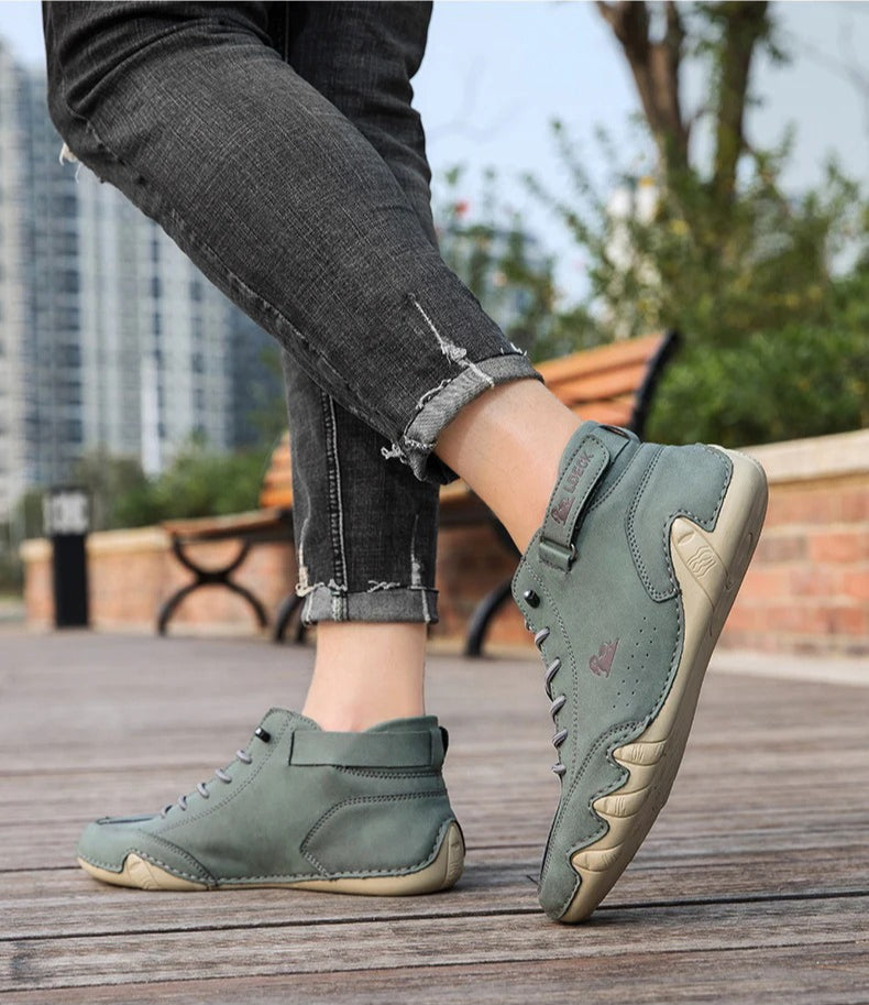 Men's High-Top Lace-Up Casual Sneakers