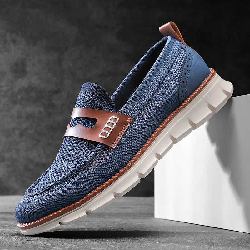 Men's Mesh Slip-On Loafers
