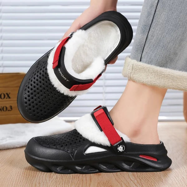 Men’s Ventilated Plush-Lined Clogs