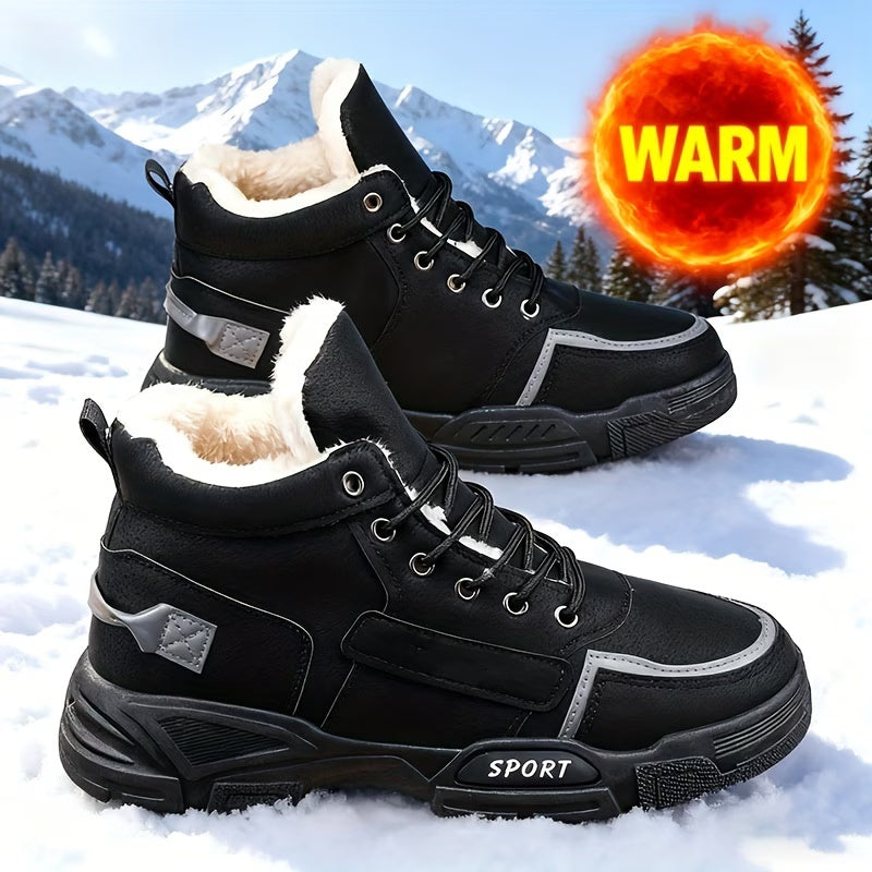 Men's Lace-Up High-Top Boots