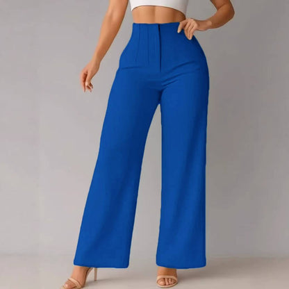Women's High-Waisted Wide-Leg Pants