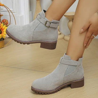 Women's Buckle Ankle Boots