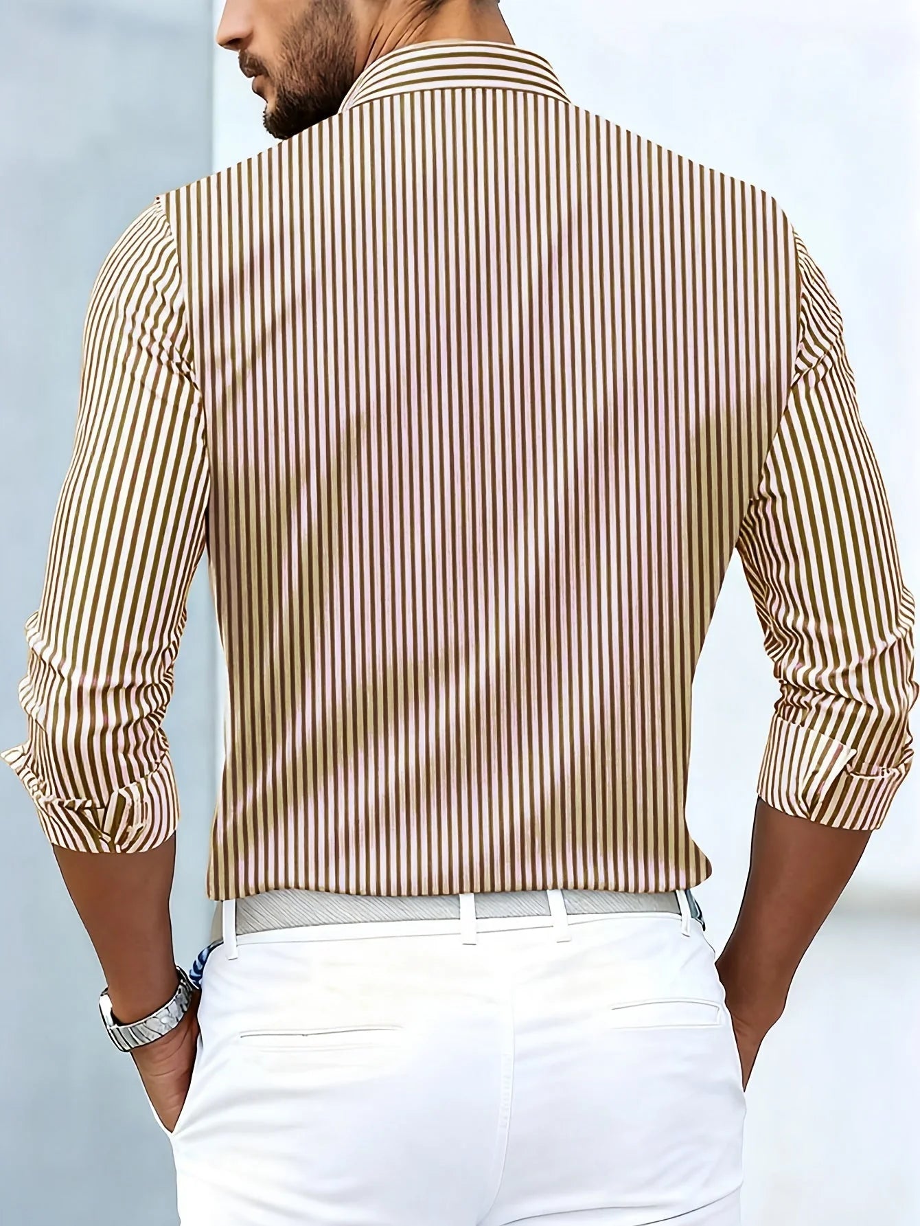 Emmerson - Vintage Striped Long-Sleeve Shirt
