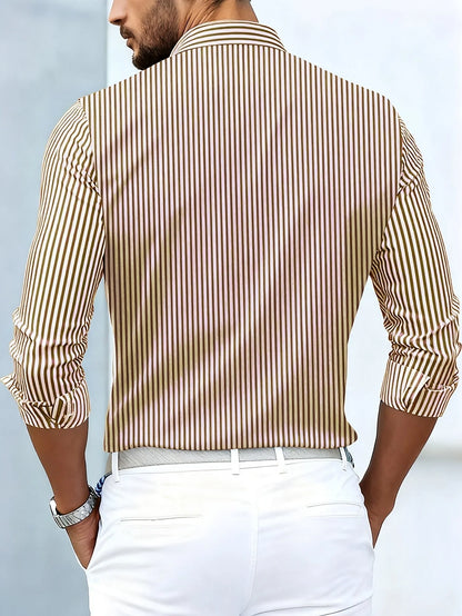 Emmerson - Vintage Striped Long-Sleeve Shirt
