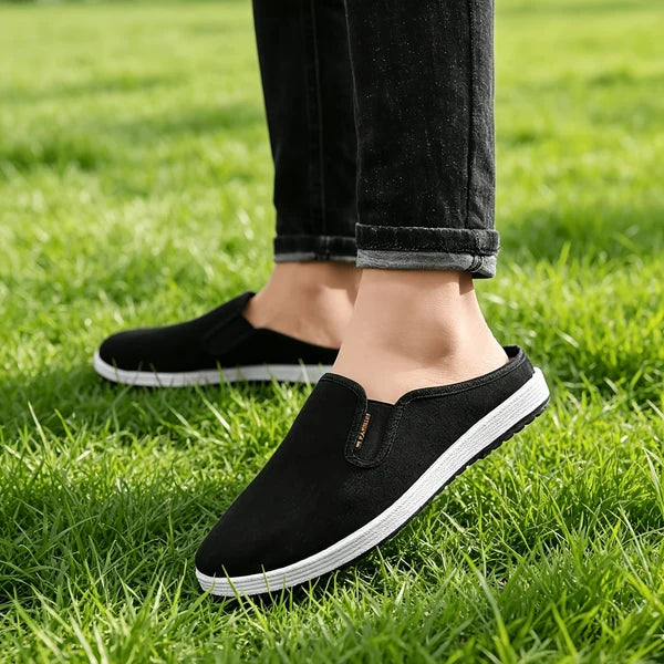 Men’s Wide-Toe Casual Mule Slides