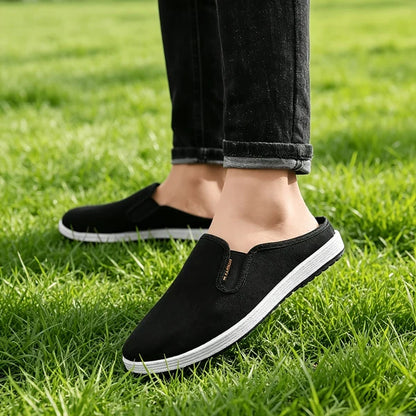 Men’s Wide-Toe Casual Mule Slides