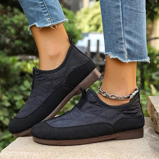 Women's Quilted Slip-On Flats