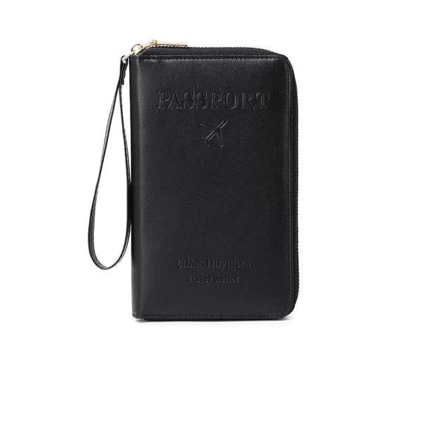 Multi Compartment Travel Passport Wallet