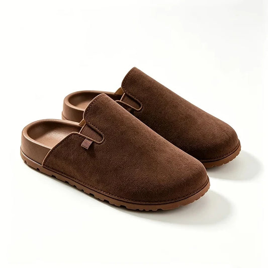 Men’s Wide-Toe Casual Mule Slides