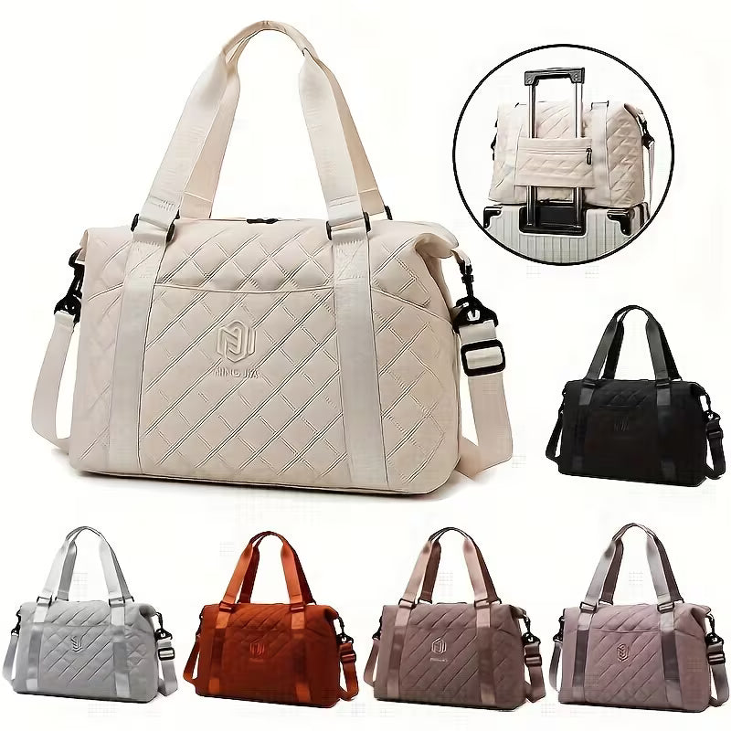 Quilted Travel Duffel Bag