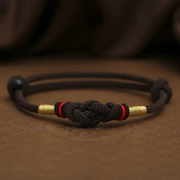 Adjustable Braided Jade Bracelet