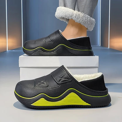 Men’s Plush-Lined Winter Slip-On Shoes