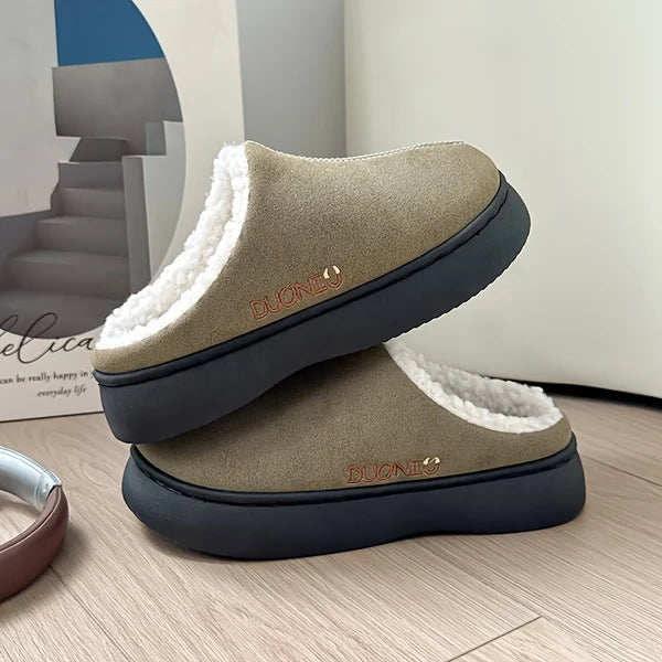 Women’s Plush-Lined Winter Slides