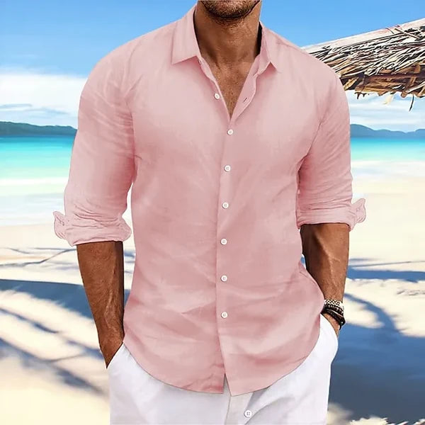 Men's Relaxed Button-Up Shirt