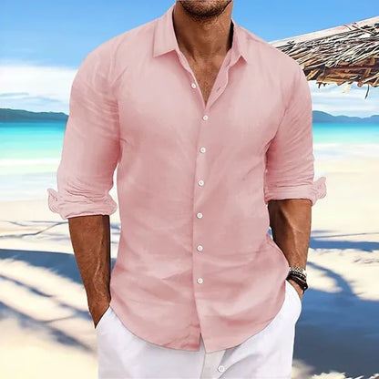 Men's Relaxed Button-Up Shirt