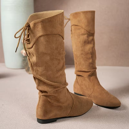 Women's Ruched Pull-On Boots