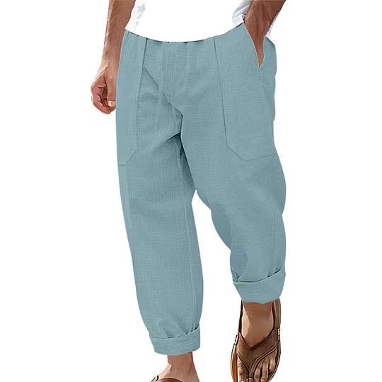 Men's Relaxed Drawstring Casual Pants